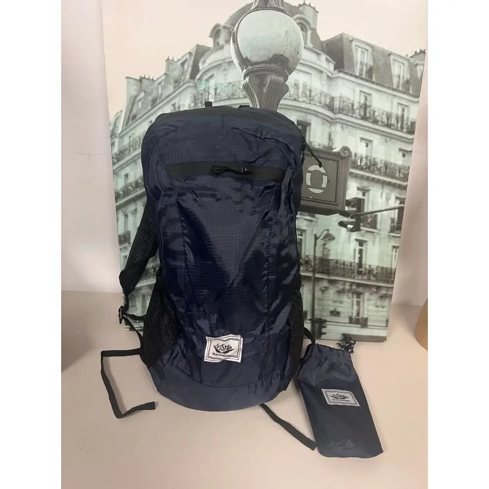 Lightweight Foldable Water Resistant Backpack, Travel Hiking Daypack